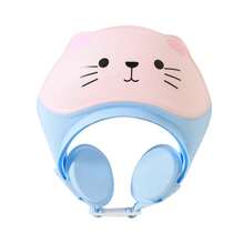 Touca de Banho Infantil com Gato, Touca de Banho para Bebê, Touca de Chuveiro, Touca para Lavar Cabelo de Crianças, Touca de Banho com Proteção de Orelha Ajustável - Multicolorido - Visão 10