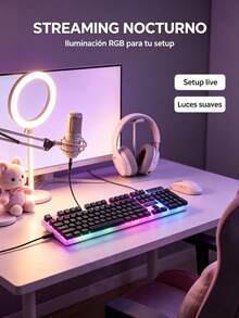 Wired RGB Gaming Keyboard And Mouse Set, Keyboard For Office And Gaming - View 6