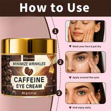 Kem dưỡng mắt Caffeine làm sáng và săn chắc da, giảm nếp nhăn li ti, không nhờn, thấm nhanh, tạo vẻ rạng rỡ, tạm biệt da khô, phù hợp cho mọi loại da, tạo hiệu ứng da thủy tinh trong suốt - Hyaluronic Acid - Xem 4
