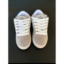 Stylish Casual Sneakers Unisex Flat Sole Classic Traditional Lightweight Comfortable Street - 灰色營地 - 查看 3