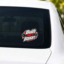 13.97cm Built Not Bought Wrench Vinyl Sticker, Waterproof PVC Decal, For Cars Trucks Laptops Water Bottles, Mechanic Gift Idea, Motorcycle Sticker - A - View 5