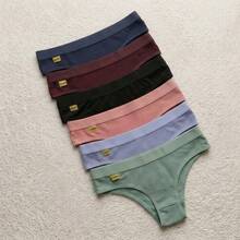 Set Of 5 Women's Ribbed Microfiber Panties, Comfortable For Everyday Wear, Affordable - Assorted - View 11