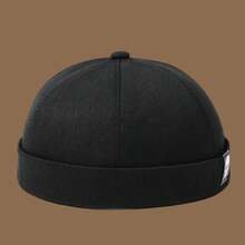 1pc Skull Graphic Baseball Cap, Minimalist Solid Color, Adjustable, Suitable For Outings, Shopping, Parties, And Versatile - A - View 4