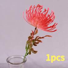 6/3/1pc Artificial Holiday Decorative Flowers - Red Emperor Silk Chrysanthemum, Long-Lasting Without Fading Or Wilting. Versatile Use, Suitable For Home Living Room, Dining Table, Entryway, Bedroom And Other Scenes As Decoration, Also Can Be Used For Wedding Floral Arrangements, Party Decor, Flower Shop Display, Photography Props, An Excellent Choice For Creating Atmosphere - Multicolor - View 14