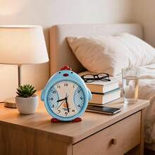 Unisex Practical Style For Bedroom And Office Desk Clock - Blue - View 5