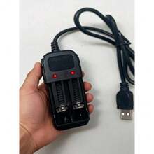 Universal Battery Charger For Home Digital Devices - Black - View 5