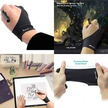 Artist Glove For Drawing Tablet 1 Unit Of Free Size, Good For Right Hand Or Left Hand - Cura CR-01 - As Pic - View 7
