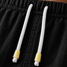 Set Of 3 Premium Linen Shorts For Men - Luxury Beachwear - Mustard Yellow - View 3