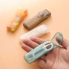 6pcs Mini Portable Storage Boxes Small Parts Organizer/Travel Toothpick, Dental Floss, Pill, Jewelry Storage Box/Multi-Purpose Universal Size - Multicolor - View 6