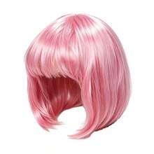 1Pc Forever & Moment Multi-Color Optional Short Bangs Bobo Wig Versatile Hair Wig Daily Party Hairpiece For 80s Party Music Festival Cosplay Halloween - Multicolor - View 14