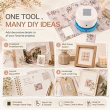 1Inch Magnetic Craft Hole Punch,Everywhere Anywhere Punch, Precise Positioning Framed Window Paper Punches For Paper Crafting Scrapbooking DIY Card Making Arts Crafts Supplies - Single Piece - View 12