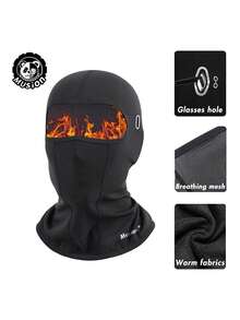 1/2 buah Balaclava Musim Dingin Berlapisan Bulu Domba, Masker Wajah Penuh Hangat Tahan Angin, Penutup Pelindung Kepala & Leher Elastis Bernapas untuk Ski Snowboard Cuaca Dingin, Syal Dalam Helm untuk Berkendara Motor dan Lari - MultiWarna - View 10