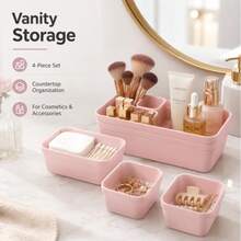 Drawer Storage Box Divider Extendable Organizing Box Built-In Divider Dressing Table Cosmetics Lipstick Classification Compartment - A - View 9