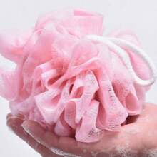 1pc Luxury Foam Bath Ball: Soft Mesh Bath Sponge, Creates Rich Lather And Gently Exfoliates - Multicolor - View 2