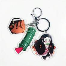 KIMETSU NO YAIBA Character Sword Keychains. Three Designs Featuring Rich And Creative Elements Of Characters, Weapons, And Personal Traits. Exquisitely Crafted, Available In Multiple Styles. Perfect For Attaching To Bags Or Gifting To Friends - Multicolor - View 21