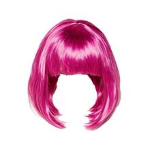 1Pc Forever & Moment Multi-Color Optional Short Bangs Bobo Wig Versatile Hair Wig Daily Party Hairpiece For 80s Party Music Festival Cosplay Halloween - Multicolor - View 17