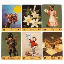 Granny's Postcards Lenormand Oracle Tarot Cards Fortune Telling Game Card Divination Fate Party Family Board Game - White - View 6