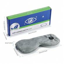 Hailicare Rechargeable Heated Eye Mask, 4-Level Smart Temperature Control, Ultra-Soft Flannel Light-Blocking Eye Mask, Washable Outer Cover, Relieves Eye Fatigue, Lightweight And Portable, Essential For Office, Travel And Home - Multicolor - View 11