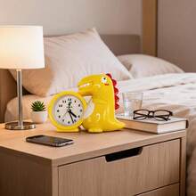 Unisex Estilo Práctico para Dormitorio y Oficina Reloj de Mesa - amarillo - Ver 5
