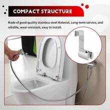 Sprayer Holder With Toilet Hanging Bracket Attachment For Bidet Wand Sprayer - View 5