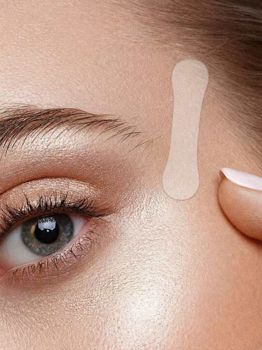 10/50/100/200 piezas Banda de soporte facial Parche invisible, Cuidado de la piel facial, Piel suave, Mejora la elasticidad de la piel, Belleza y cuidado personal Adecuado para múltiples tipos de piel Para fácil portabilidad
