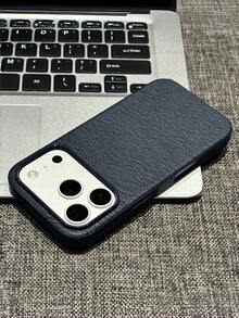 Casing Ponsel Tekstur Kulit Pohon Baru 2026 Kompatibel dengan iPhone 17 16 15 14 13 12 11 Pro Max Plus Tahan Guncangan Bumper TPU Lembut Anti-Selip Pelindung Ponsel - Biru - View 13