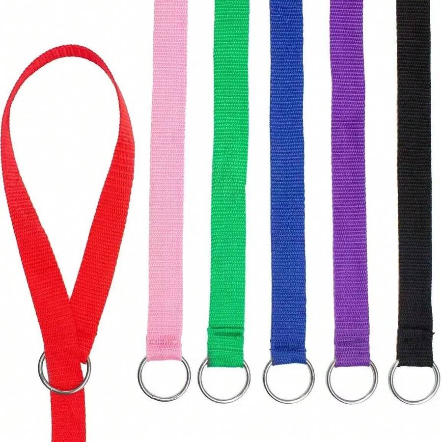 Sturdy Wear-Resistant Nylon Dog Long Tracking Leash, Anti-Winding Pet Training Traction Rope With Reinforced Metal Ring, Lightweight Outdoor Walking Hiking Lead, Suitable For Small Medium Large Dogs, Multi Color Selection - Multicolor - View 1