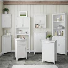 Home Somerset Collection 22.88-Inch W X 24.38-Inch H X 7.88-Inch D 2-Door Wall Cabinet In White - Default - View 7