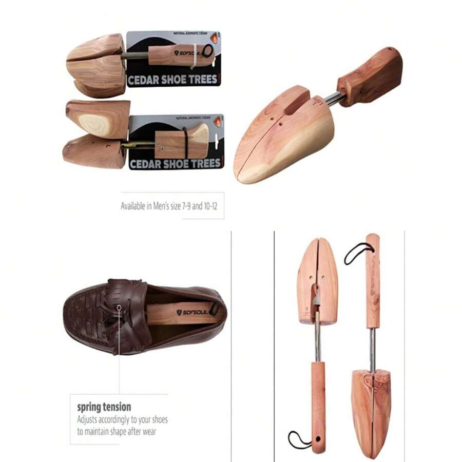 Split Toe Cedar Shoe Tree - While 1012 - View 1