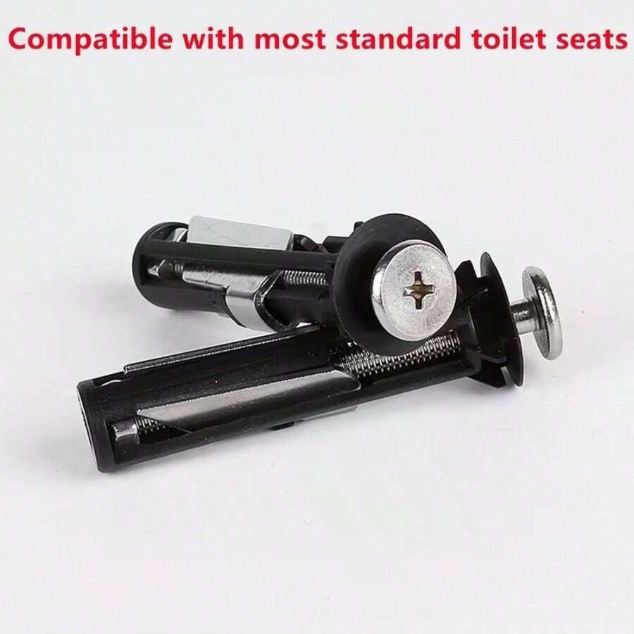 2pcs Toilet Seat Screw Replacement Kit, Heavy Duty Stainless Steel Toilet Bolts, Suitable For Toilet Seat Bathroom/Installation - Expansion Bolt - View 1