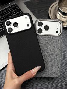 Casing Ponsel Tekstur Kulit Pohon Baru 2026 Kompatibel dengan iPhone 17 16 15 14 13 12 11 Pro Max Plus Tahan Guncangan Bumper TPU Lembut Anti-Selip Pelindung Ponsel - Biru - View 4