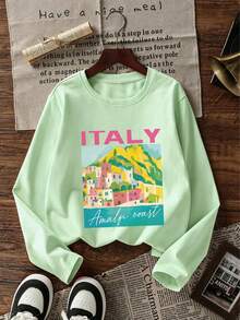 Tween Girl 3pcs Solid Color Casual Long Sleeve T-Shirts, Suitable For Tween GirlsAutumn/Winter Tops, Young Student Children's Clothing, Suitable For Outerwear And Layering - Multicolor - View 2