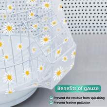 Bird Cage Seed Collection Protective Net Cover, Parrot Nylon Dust-Proof & Anti-Spill Net, Soft Elastic Cage Edge Fabric, Universal Round & Square Bird Cage, Size 15.7*87 Inches - View 7