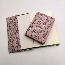 1pc Handmade French Purple Lavender Fabric Book Cover, Flat Printed Fabric Book Sleeve For Planner Notebook, Gift For Book Lovers, Couples, Holiday Gift - Single Piece - View 7