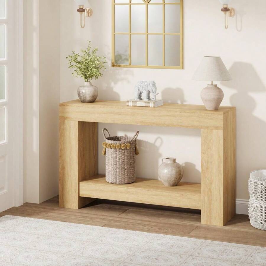 Kselythan Sofa & Console Tables - Khaki - View 1