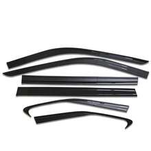 6x For 2020-2024  Highlander Window Visor Vent Rain Guards Wind Deflector - Black - View 5