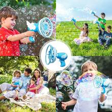 Giant Bubble Machine For Water And Beach Games, Automatic Bubble Machine With Wing Design - Giant Bubble Launcher - Fun Summer Toy - Blue - View 7
