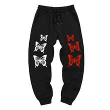 Plus Size Sweatpants - Black 2 - View 4