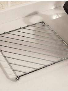 Stainless Steel 4-Leg Pot Trivet, Heat-Resistant Insulated Pad, Table Protector, Anti-Scalding Mat, Suitable For Kitchen, Baking, Restaurant, Cooking - View 4