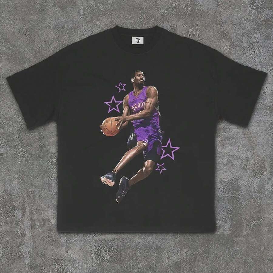 Men Sports Tees & Tanks - 黑色 - 查看 1