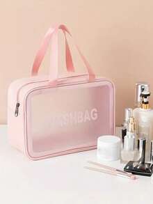 Cosmetic Storage Bag, Travel Toiletry Organizer Bag, Makeup Bag, Portable Storage Box, Suitable For Women's Bathroom Accessories Set - Makeup Bag - View 8