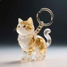 1pc Cat Fur Collection Memorial Keepsake, Bag & Car Charm, Portable Keychain, Pet Memorial Pendant, Fur Storage Bag, Pet Fur Storage & Protection Keepsake - Multicolor - View 10
