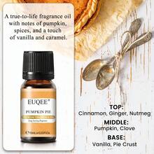 EUQEE 6pcs 10ml/0.33fl.Oz Fragrance Essential Oils Set For Diffusers Humidifier, Pumpkin Pie, Coconut Cream, Snickerdoodle, Coffee Cake, Blueberry Pancakes, Salted Caramel Pumpkin - Homemade Bread - View 8
