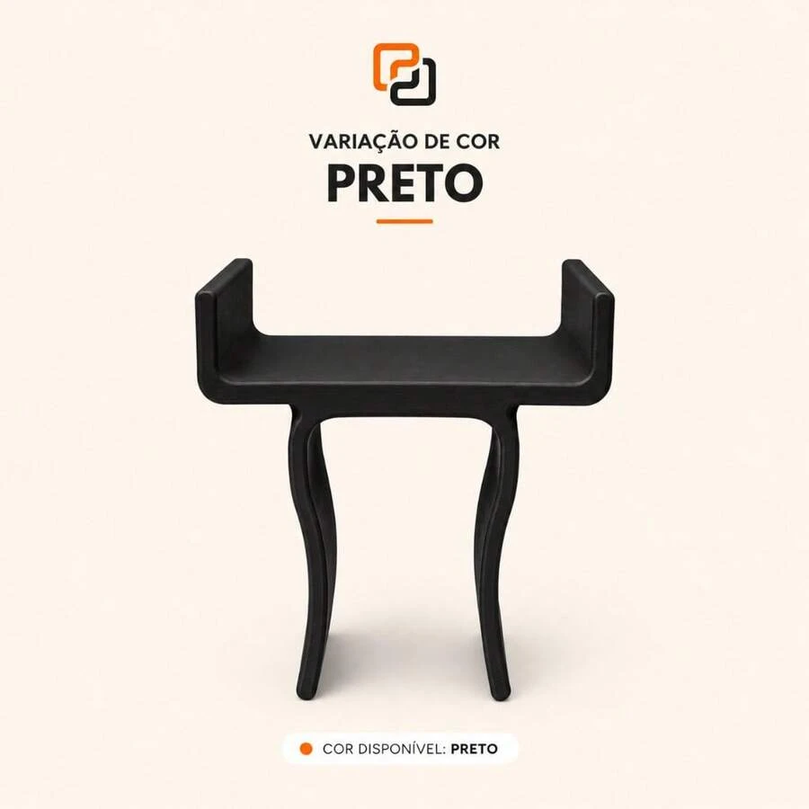 Suporte Babá Eletrônica Berço Universal Ajustável Sem Furos Fácil Instalar Baby Monitor - Preto - Visão 1