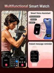 LIGE Smart Watch: 1400mAh Large Capacity Battery, LED Flashlight, Splash-Proof, Weather Forecast, Call And Message Notifications, Multiple Sports Modes - A Smart Outdoor Sports Watch - View 4