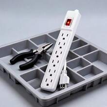 Minimalist Universal Power Adapter And Multi-Outlet For Home And Office - US A Type Plug(110-127V) - View 5