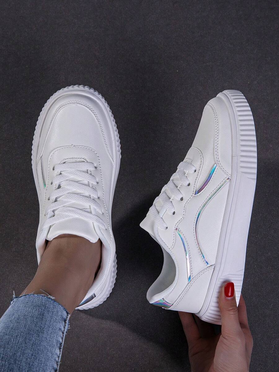 Women's New Fashion Breathable Casual Shoes Thick Sole Versatile Flat ...