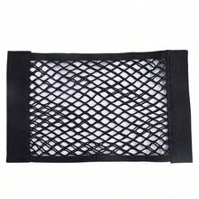 1pc Car Trunk Storage Net, Durable Elastic Mesh Storage Bag, Universal Cargo Net Can Be Hung On SUV Back Seat, Space-Saving Double Layer Pocket Design, Can Securely Hold Water Bottles, Tools, Fire Extinguishers - A - View 14