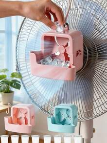 1 Set [5pcs] Portable Cooling Fan, No Electricity Required For Fast Cooling, Easy Installation For Home/Office/Outdoor, Office, Outdoor - Multicolor - View 2