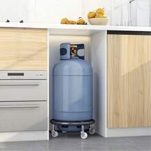 Con 360 °   Carro giratorio para tanques de gas con ruedas de doble rodamiento de bolas, diseñado específicamente para el transporte de tanques de gas licuado de petróleo, robusto y resistente a impactos. - Multicolor - Ver 1
